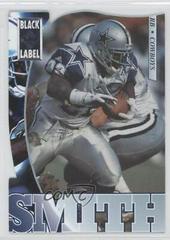 Emmitt Smith [Black Label Silver Die Cut] Football Cards 1995 Collector's Edge Prices