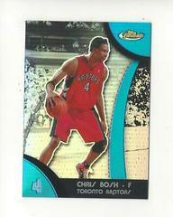 Chris Bosh [Blue Refractor] #11 Basketball Cards 2007 Finest Prices