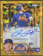 Brett Baty [Gold] #USA-BB Baseball Cards 2023 Topps Chrome Update Sapphire Autographs Prices