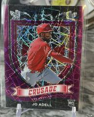 Jo Adell [Purple Velocity] #3 Baseball Cards 2021 Panini Chronicles Crusade Prices
