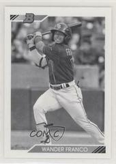 Wander Franco [Black & White] #BHP-1 Baseball Cards 2020 Bowman Heritage Prospects Prices