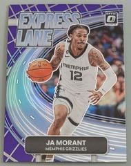 Ja Morant [Purple] #1 Basketball Cards 2022 Panini Donruss Optic Express Lane Prices
