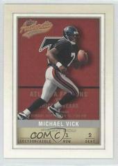 Michael Vick [Front Row] #85 Football Cards 2002 Fleer Authentix Prices