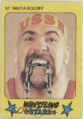 Nikita Koloff Wrestling Cards 1986 Monty Gum Wrestling Stars Prices