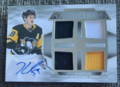 Jake Guentzel [Autograph] Hockey Cards 2021 Upper Deck The Cup Foundations Quad Jersey Prices