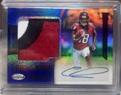 Calvin Ridley [Freshman Fabric Mirror Blue Signature] Football Cards 2018 Panini Certified Prices