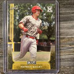 Patrick Bailey [Gold] #36 Baseball Cards 2020 Leaf Draft Prices