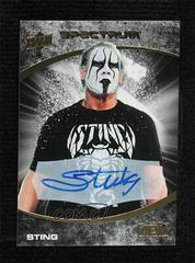 Sting [Dark Autograph] #38 Wrestling Cards 2021 Upper Deck AEW Spectrum Prices