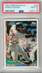 Andre Dawson #595 Baseball Cards 1994 Topps Bilingual Prices