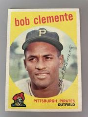 Bob Clemente Baseball Cards 1959 Topps Prices