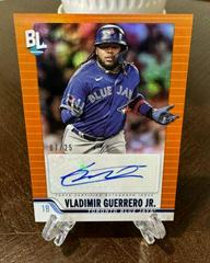 Vladimir Guerrero Jr. [Electric Orange Autograph] #185 Baseball Cards 2023 Topps Big League Prices