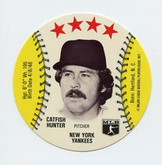 Catfish Hunter Baseball Cards 1977 Zip'Z Discs Prices