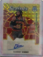 DeAndre' Bembry [Gold] Basketball Cards 2019 Panini Mosaic Scripts Prices