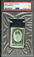 Ed Roebuck Baseball Cards 1961 Topps Stamps Prices