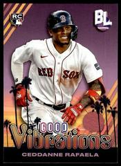 Ceddanne Rafaela #GV-29 Baseball Cards 2024 Topps Big League Baseball Good Vibrations Prices