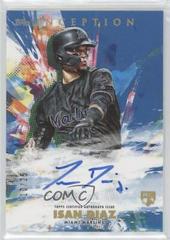 Isan Diaz [Blue] #ID Baseball Cards 2020 Topps Inception Rookies & Emerging Stars Autographs Prices
