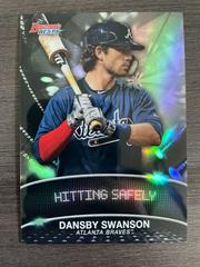 Dansby Swanson [Orange Refractor] #SL-DS Baseball Cards 2016 Bowman's Best Stat Lines Prices
