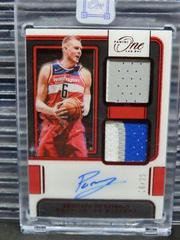 Kristaps Porzingis [Red] Basketball Cards 2021 Panini One and One Dual Jersey Autographs Prices