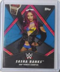 Sasha Banks [Blue] #WC-18 Wrestling Cards 2018 Topps WWE Women's Division Champion Prices