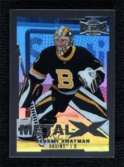 Jeremy Swayman #MX-54 Hockey Cards 2021 Skybox Metal Universe X Prices
