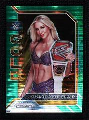 Charlotte Flair [Green Pulsar Prizm] #18 Wrestling Cards 2022 Panini Prizm WWE Gold Prices