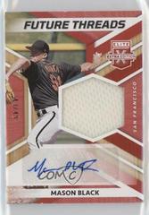 Mason Black [Red] #FTS-MB Baseball Cards 2022 Panini Elite Extra Edition Future Threads Signatures Prices