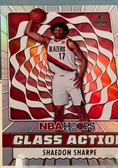 Shaedon Sharpe [Holo] Basketball Cards 2022 Panini Hoops Class Action Prices