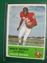 Abner Haynes Football Cards 1962 Fleer Prices