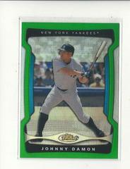 Johnny Damon [Green Refractor] #89 Baseball Cards 2009 Finest Prices