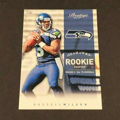 Russell Wilson #238 Football Cards 2012 Panini Prestige Prices