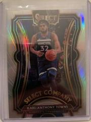 Karl Anthony Towns #13 Basketball Cards 2019 Panini Select Company Prices