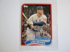 Lou Gehrig #TM-19 Baseball Cards 2014 Topps 1989 Mini Die Cut Prices