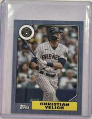 Christian Yelich Baseball Cards 2022 Topps Mini 1987 Prices
