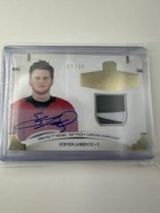 Steven Lorentz [Gold Autograph Patch] Hockey Cards 2020 Upper Deck The Cup Rookie Class of 2021 Prices