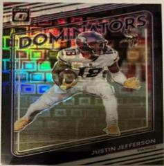 Justin Jefferson [Black Pandora] Football Cards 2022 Panini Donruss Optic Dominators Prices
