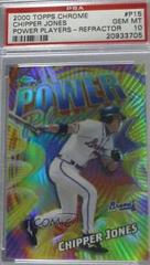 Chipper Jones #P15 Baseball Cards 2000 Topps Chrome Power Players Prices