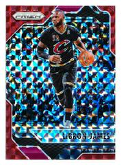 LeBron James [Red] Basketball Cards 2016 Panini Prizm Mosaic Prices