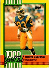 Flipper Anderson #18 Football Cards 1990 Topps 1000 Yard Club Prices