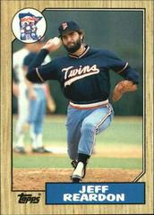 Jeff Reardon #98T Baseball Cards 1987 Topps Traded Tiffany Prices