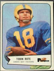 Tobin Rote #70 Football Cards 1954 Bowman Prices
