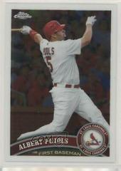 Albert Pujols #150 Baseball Cards 2011 Topps Chrome Prices