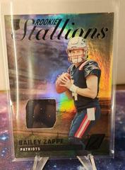 Bailey Zappe #RS-BZ Football Cards 2022 Panini Zenith Rookie Stallions Prices