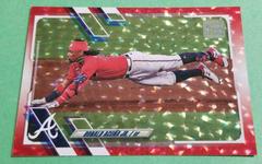 Ronald Acuna Jr. [Red] Baseball Cards 2021 Topps Prices