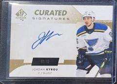 Jordan Kyrou #SPC-JK Hockey Cards 2022 SP Authentic Curated Signatures Prices