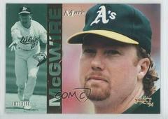 Mark McGwire #57 Baseball Cards 1994 Select Prices