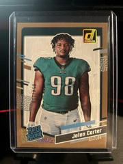Jalen Carter [Studio Series] #5 Football Cards 2023 Panini Donruss Rated Rookies Portrait Prices