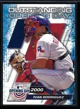 Ivan Rodriguez [Outstanding Opening Day] Baseball Cards 2021 Topps Opening Day Prices