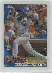 Starlin Castro [Refractor] Baseball Cards 2010 Topps Chrome Wrapper Redemption Prices