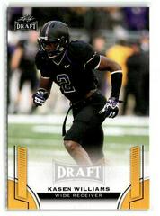 Kasen Williams [Gold] #33 Football Cards 2015 Leaf Draft Prices