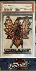 Evan Mobley [White] Basketball Cards 2021 Panini Mosaic Rising Stars Prices